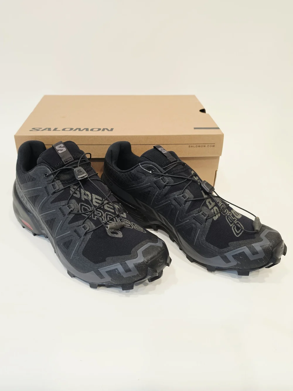 Salomon Speedcross 6 Trail Running Shoes - Black US Size 10.5